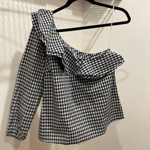 Size 8 J.Crew top, one sleeve | with tag